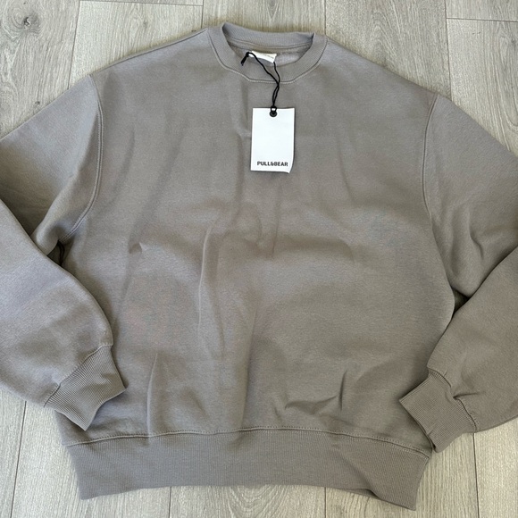 Pull&Bear Taupe Sweatshirt - Picture 1 of 3